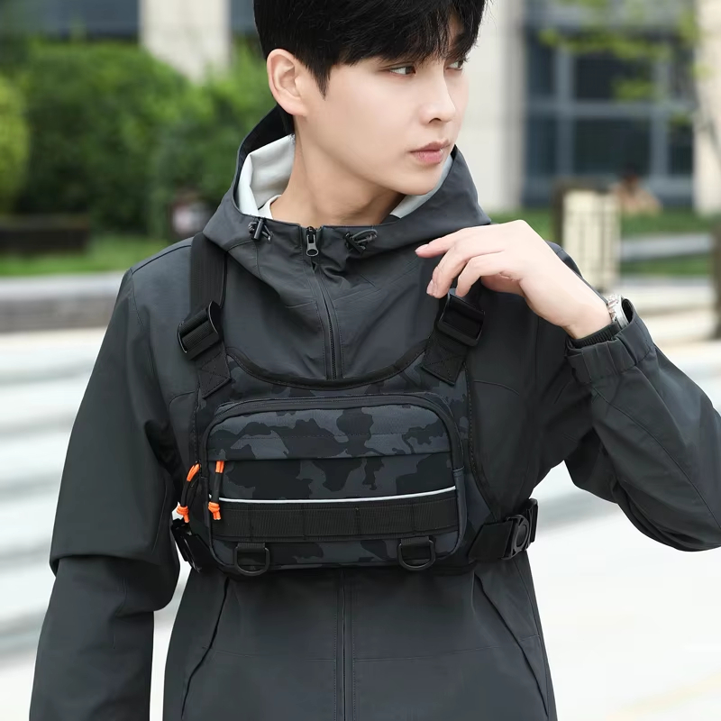 Fishing Backpack - Gilet Tattico da Ciclismo con Zaino